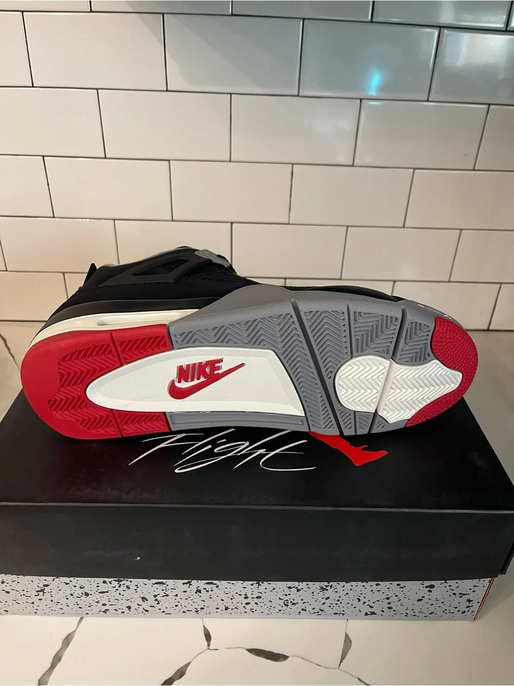 Men’s Retro 4 OG Bred Size 12.